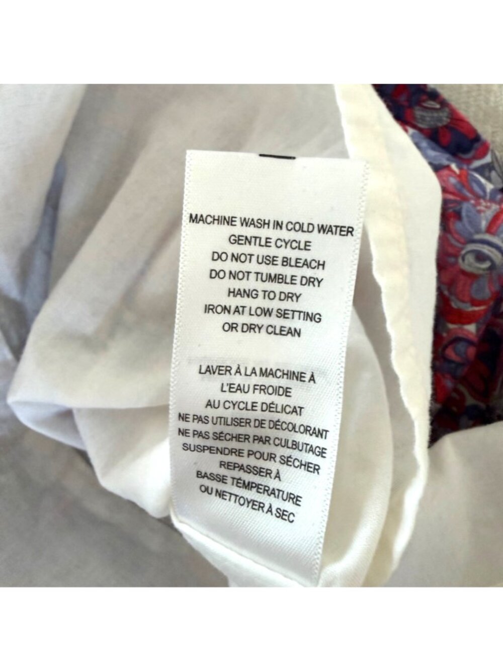 Lord & Taylor Liberty Fabrics Women's Shirt Dress 14 Cottagecore Floral Purple - Picture 9 of 13